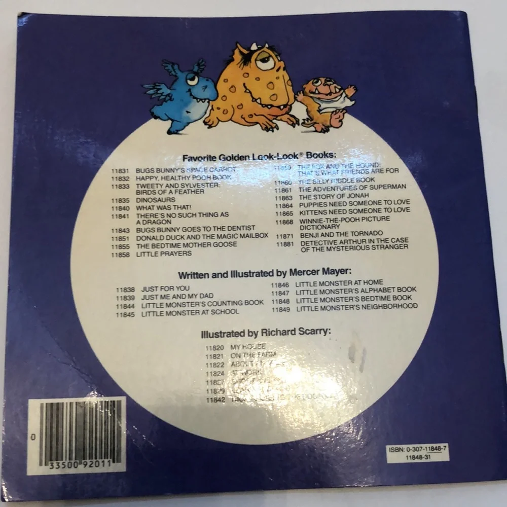LITTLE MONSTER AT SCHOOL BOOK Little Monster Bedtime Book 1980s monster Books